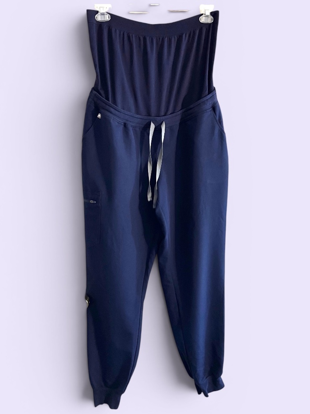 Figs Zamora Navy Maternity Scrub Pants Size XLT